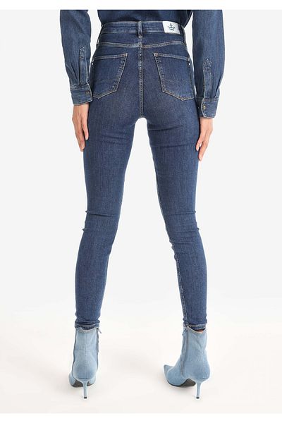 Colin's 760 Dıana Skinny Fit Pantaloni de damă cu talie înaltă, cu picioare înguste, albaștri