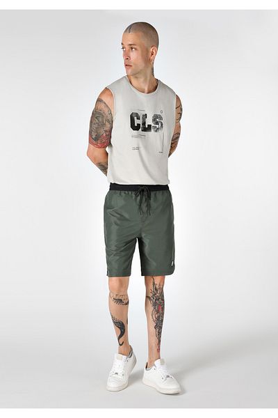 Colin's Slim Fit Men's Green Swim Shorts