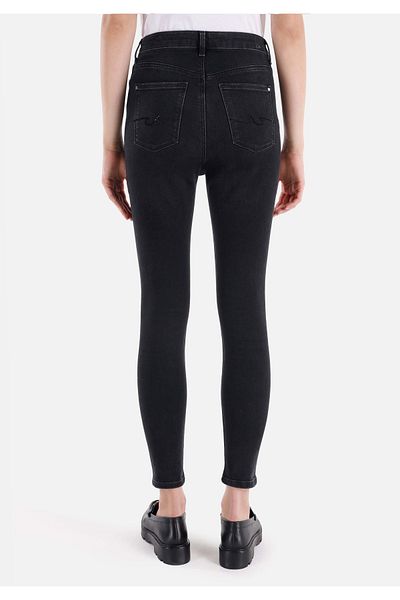 Colin's 760 Dıana Skinny Fit Pantaloni negri de damă cu talie înaltă
