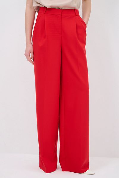adL Double Pleated Wide Leg Trousers