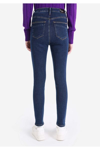 Colin's 760 Dıana Skinny Fit High Waist Narrow Leg Women's Dark Blue Jean Trousers