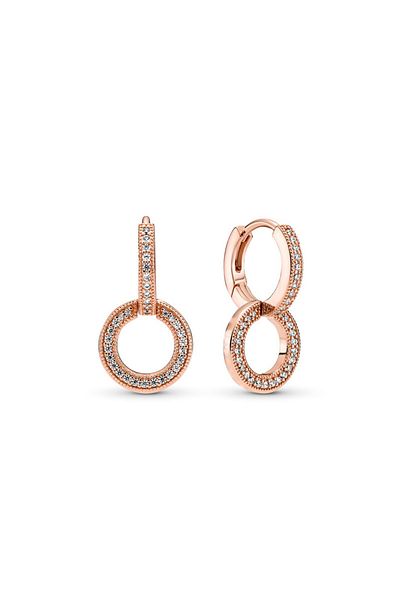 Hot Toys P1223 2023 Double Hoop Butterfly Earrings Fit Original Charms Diy Fine Jewelry Gift For Women Making