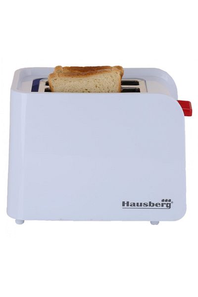 Hausberg Toaster HB-195RS, 750 W, 2 slices, defrost function, reheat function, 6 speeds