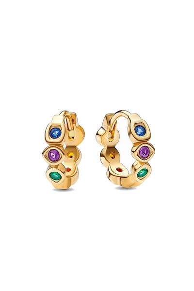 Hot Toys P1503 2023 Double Hoop Butterfly Earrings Fit Original Charms Diy Fine Jewelry Gift For Women Making
