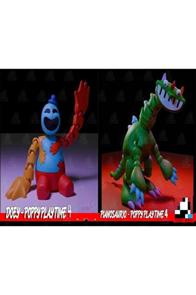 Goplast Premium Pianosaurio Ve Doey Hamur Adam Flexy Oyuncak Poppy Playtime C...
