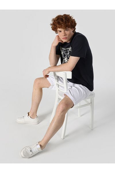 Colin's Men's Navy Blue T-Shirt - Sleeves