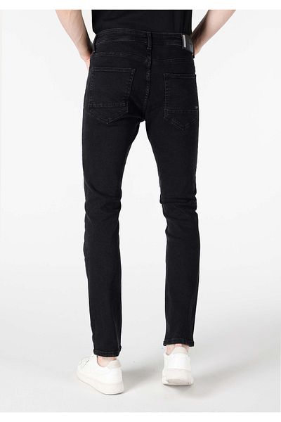 Colin's 044 Karl Straight Fit - Ανδρικό τζιν παντελόνι χαμηλής μέσης μαύρο CL 1065259