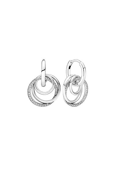 Hot Toys P1082 2023 Double Hoop Butterfly Earrings Fit Original Charms Diy Fine Jewelry Gift For Women Making