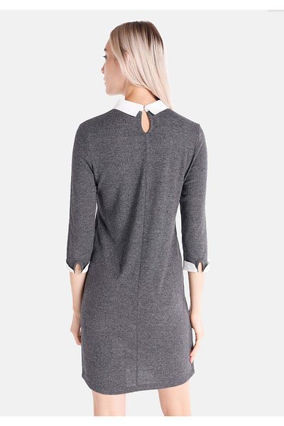 Colin's Regular Fit Straight Women's Anthracite Long Sleeve Dress