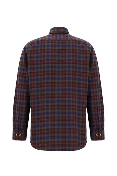Abdullah Kiğılı Long Sleeve Regular Fit Lumberjack Plaid Button Collar Cotton Shirt