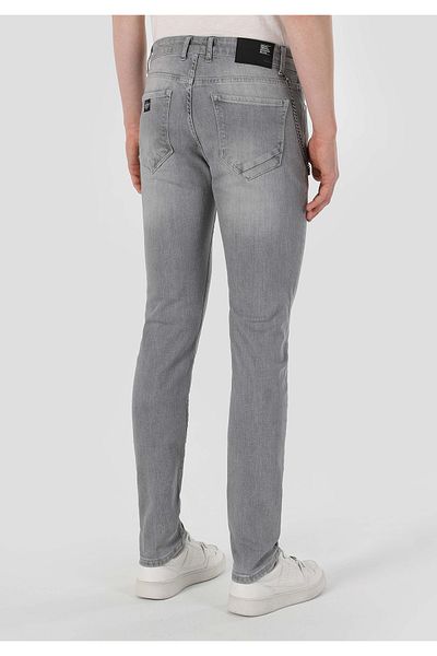 Colin's 041 Pantaloni de jeans gri pentru bărbați, slim fit, cu talie joasă