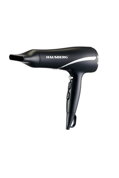 Hausberg Πιστολάκι μαλλιών HB-24NG, 1800 W - 2200 W, 2 ταχύτητες, 3 ρυθμίσεις θερμοκρασίας, λειτουργία γρήγορου στεγνώματος