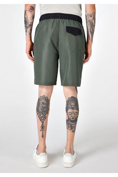 Colin's Slim Fit Men's Green Swim Shorts