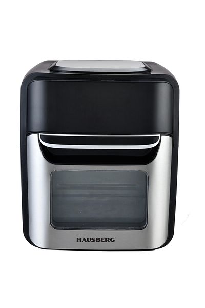 Hausberg Friteuza Fara Ulei-cuptor Cu Aer Cald, Air Fryer Hb-2370, 12 Programe, 12l, 2000w, 80-200°c