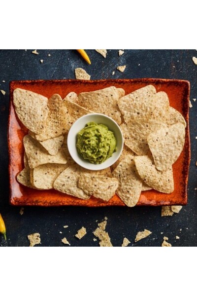 Viejo Valle Platou dreptunghiular din melamina, Naranja Guayaba, 30x21 cm