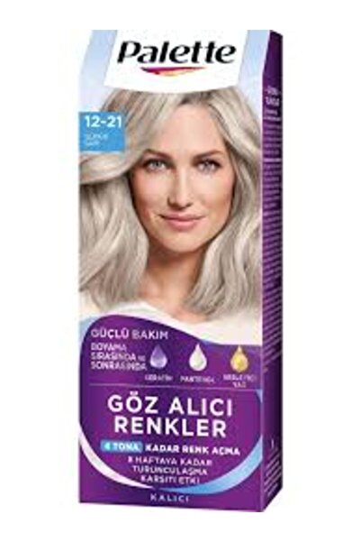 Palette Saç Boyası Natural Göz Alıcı Renk 12-21 Gümüş Sarı