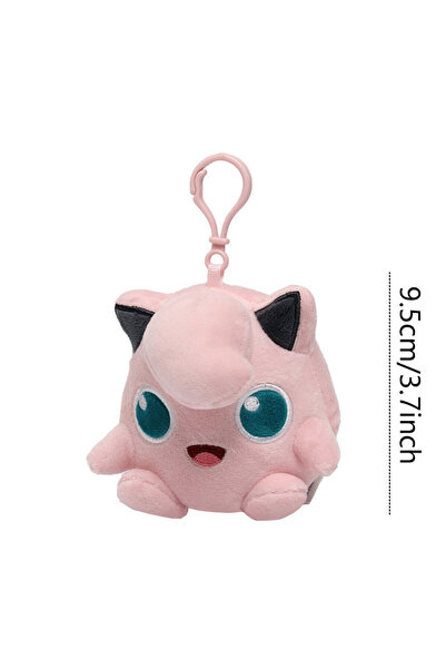 Choice6 سلسلة مفاتيح ويجليتوف أنمي بوكيمون كاواي بيكاتشو بطول 9.5 سم، إيفي مي...