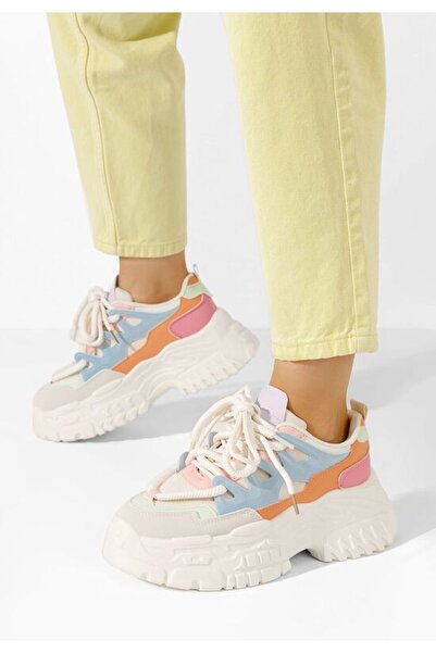 B T Shoes Sneakers με πλατφόρμα Adane V3 πολυχρωμο