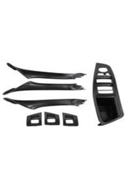 gkl Door Handle Set 7 Pcs Carbon Fiber (Black) Bmw F10 11>