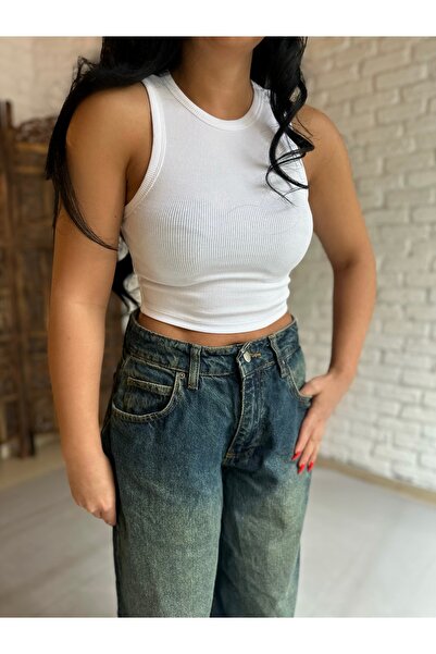 moneta boutique Crop de bază cu guler Halter pentru femei