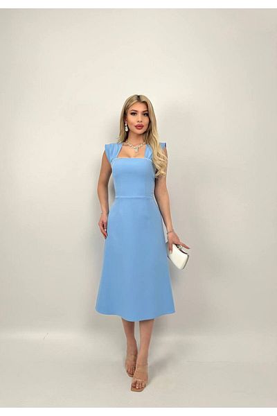 MAMMY Pearl Detail Midi Dress