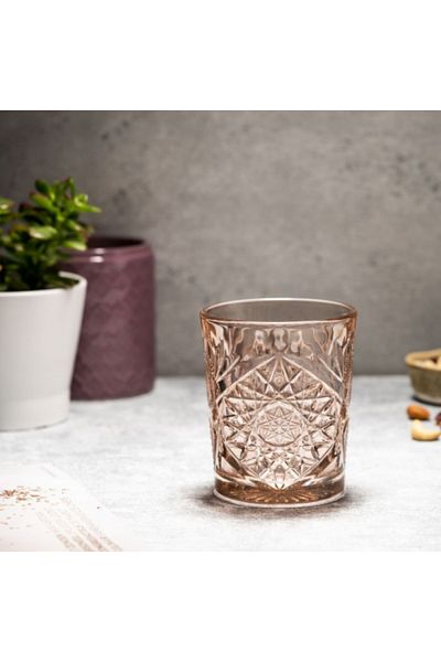 Viejo Valle Set 6 pahare universale, Libbey Hobstar, 350 ml, rose