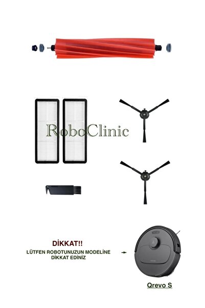 Roboclinic Perie de schimb compatibilă cu aspiratorul robot Roborock Qrevo S,...