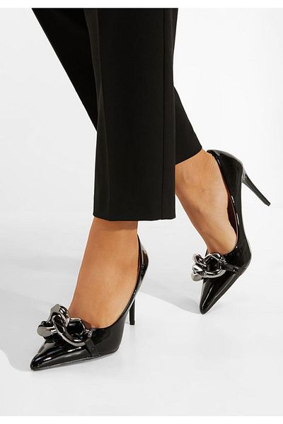B T Shoes Pantofi Stiletto Negri Corrientes