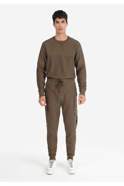 Colin's Regular Fit Mid Waist Straight Men's Green Sweatpants