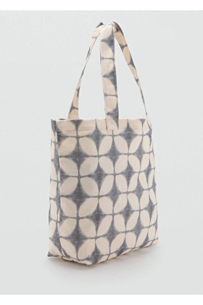 Mango Teen Desenli tote çanta