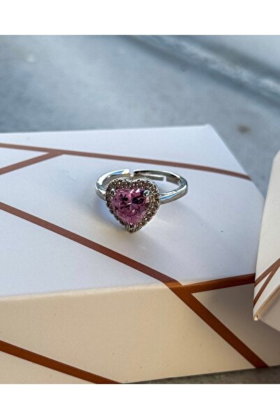 İNN JEWELLERY حلقة فولاذية مضادة للتشوه ومضادة للحساسية وشكل قلب قابل للتعديل (ضمان المستورد لمدة عامين)