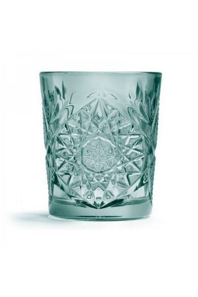 Viejo Valle Set of 6 universal glasses, Libbey Hobstar, 350 ml, green