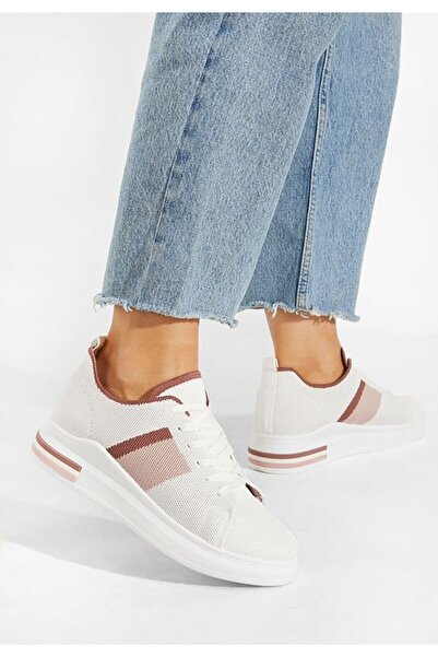B T Shoes Γυναικεία Sneakers Λευκά Τζουλιάνα