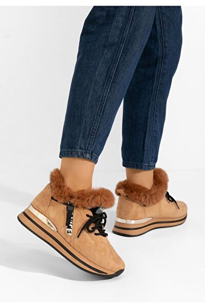 B T Shoes Sneakers Dama Imblaniti Hermina Camel