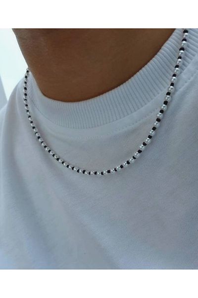 MYSTERY TAKI AKSESUAR Men's Pearl Design Necklace