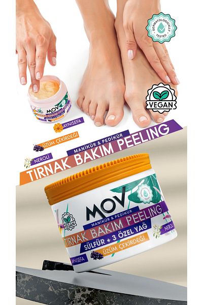 MOV Manicure & Pedicure Nail Care Peeling 300 ml