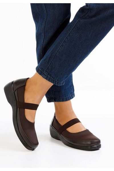 B T Shoes Diora brown orthopedic shoes