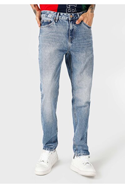 Colin's 067 Jack Regular Fit Orta Bel Daralan Paça Erkek Mavi Jean Pantolon