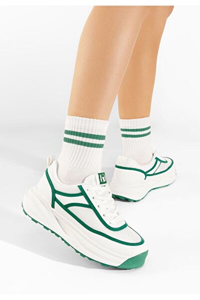 B T Shoes Γυναικεία Σνίκερς Gilda White V3
