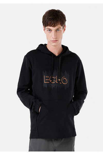 Colin's Мъжки черен суичър Regular Fit