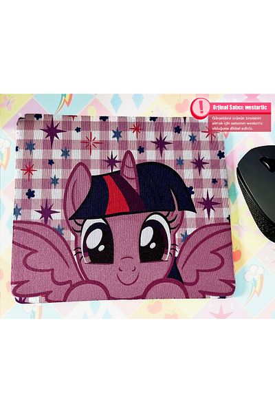 westartic Το μικρό μου πόνυ |   Twilight καρό μοτίβο Mousepad, Mouse Pad