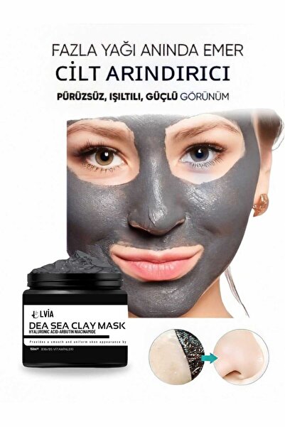 LVİA Gözenek Sıkılaştırıcı Işıltı Veren Siyah Nokta Ve Leke Karşıtı Kolajenli...