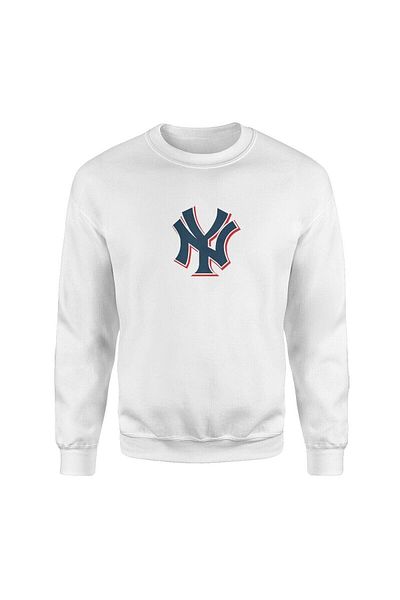 Pisa Art Λευκό φούτερ NY Yankees