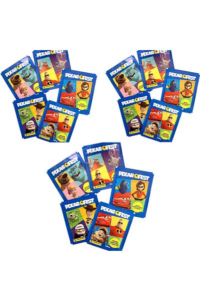 Panini Αυτοκόλλητο Disney Pixar Fest Αυτοκόλλητο 15 συσκευασιών (60 αυτοκόλλητα + 15 κάρτες)