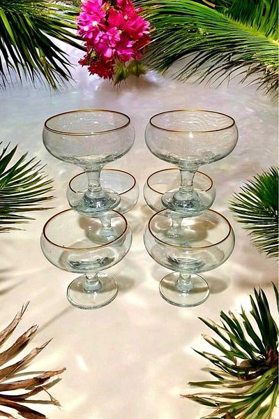 Paşabahçe Ice Cream Bowl Ice Ville 6-Piece Footed Bowl