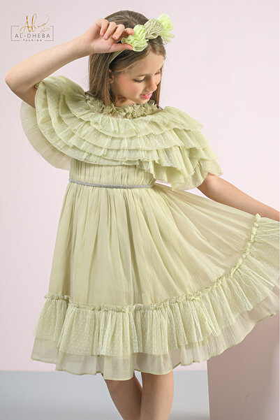 LAMİS FASHİON فستان الفخامة الملكية للبنات