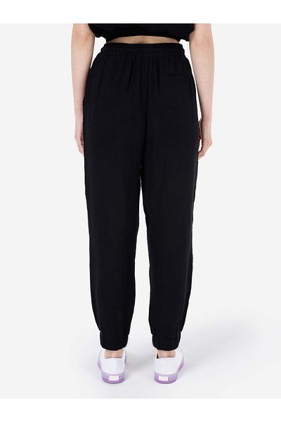 Colin's Pantaloni negri pentru femei, cu talie înaltă, cu picioare drepte