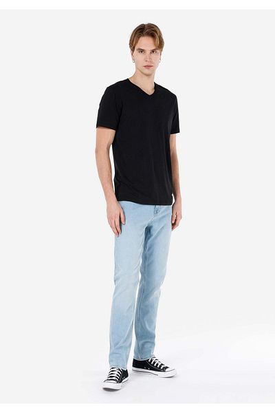 Colin's 044 Karl Straight Fit Ανδρικό ίσιο πόδι με χαμηλή μέση, ανοιχτό μπλε τζιν παντελόνι