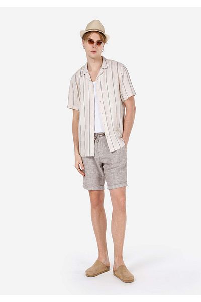Colin's Regular Fit Mid Waist Straight Men's Brown Shorts