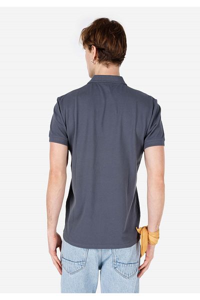 Colin's Tricou albastru cu mânecă scurtă pentru bărbați, cu gât polo, cu croială normală